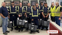 The National Tank Services team in Sarnia, Ontario, Canada, recently celebrated 20 years without a lost-time injury. The National Tank Services team in Sarnia, Ontario, Canada, recently celebrated 20 years without a lost-time injury.
