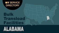 Transload Directory title slide showing Alabama highlighted on map of U.S. Transload Directory title slide showing Alabama highlighted on map of U.S.