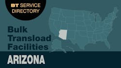 Transload Directory title slide showing Arizona highlighted on map of U.S. Transload Directory title slide showing Arizona highlighted on map of U.S.