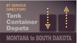 Depot Directory title slide for Montana through South Dakota with an icon representing ISO containers and arrows indicating movement in and out. Depot Directory title slide for Montana through South Dakota with an icon representing ISO containers and arrows indicating movement in and out.