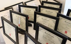 ITCA presented certificates of appreciation to more than a dozen chemical companies for their support of the association and advancement of industry causes. ITCA presented certificates of appreciation to more than a dozen chemical companies for their support of the association and advancement of industry causes.