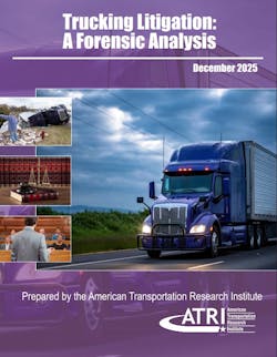 ATRI's new Trucking Litigation: A Forensic Analysis shows the current state of trucking litigation poses serious challenges for the industry. ATRI's new Trucking Litigation: A Forensic Analysis shows the current state of trucking litigation poses serious challenges for the industry.