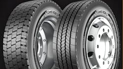 Continental Tires Americas now offers a new 245/70R19.5 size for HDR 5 and HSR 5 tires, designed for urban and regional fleets operating in high-scrub environments, emphasizing durability and efficiency. Continental Tires Americas now offers a new 245/70R19.5 size for HDR 5 and HSR 5 tires, designed for urban and regional fleets operating in high-scrub environments, emphasizing durability and efficiency.
