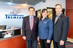 Jacques Tremblay, at left, teamed with his children, Annie Tremblay and Daniel Tremblay, to grow Tremcar into one of the leading tank trailer manufacturers in North America. Jacques Tremblay, at left, teamed with his children, Annie Tremblay and Daniel Tremblay, to grow Tremcar into one of the leading tank trailer manufacturers in North America.