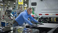 Volvo Trucks North America has started manufacturing its innovative VNR regional hauler at the Dublin, Virginia plant, featuring a new platform, enhanced safety, and better fuel efficiency tailored for urban and regional deliveries. Volvo Trucks North America has started manufacturing its innovative VNR regional hauler at the Dublin, Virginia plant, featuring a new platform, enhanced safety, and better fuel efficiency tailored for urban and regional deliveries.