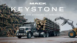 Mack Trucks has launched the Keystone, a purpose-built Class 8 vocational tractor designed for tough on- and off-road conditions, featuring advanced safety, driver comfort, and durability, available globally in Q3 2026.