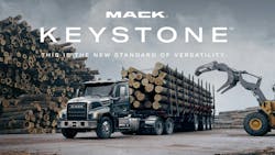 Mack Trucks has launched the Keystone, a purpose-built Class 8 vocational tractor designed for tough on- and off-road conditions, featuring advanced safety, driver comfort, and durability, available globally in Q3 2026. Mack Trucks has launched the Keystone, a purpose-built Class 8 vocational tractor designed for tough on- and off-road conditions, featuring advanced safety, driver comfort, and durability, available globally in Q3 2026.
