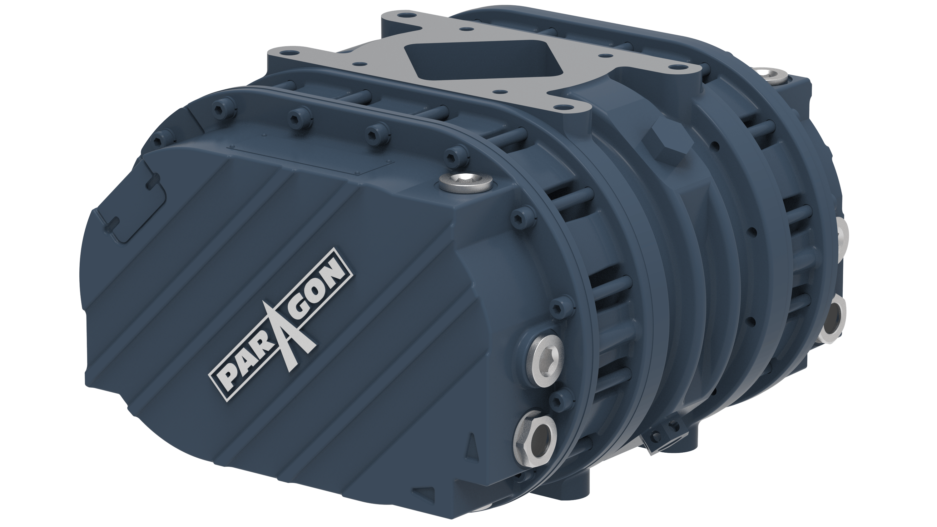 The Paragon P858e pneumatic truck blower offers advanced dry bulk transport capabilities with extended RPM range, higher airflow, and fuel savings, reducing downtime and operational costs.