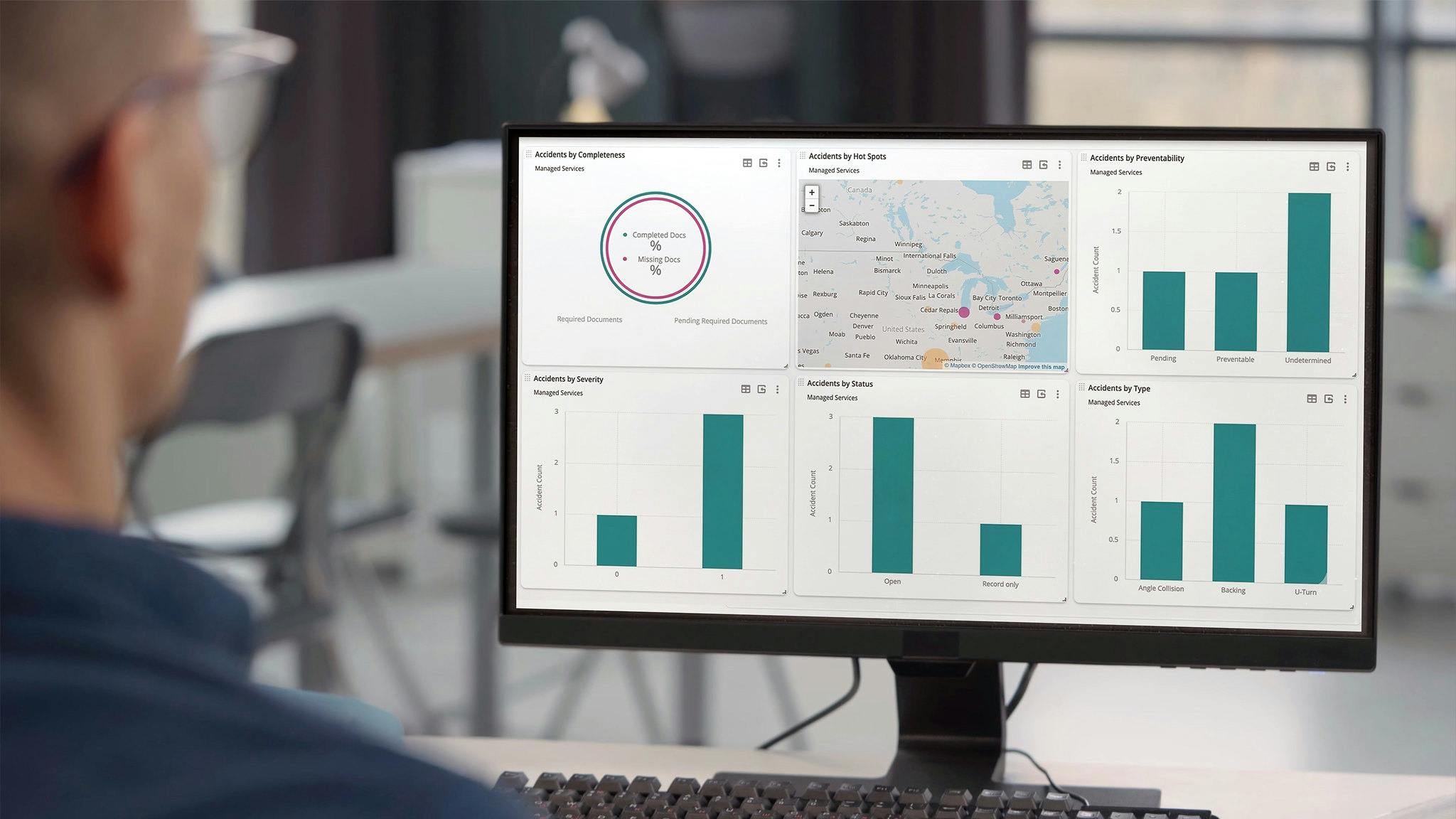 Accident Tracking centralizes accident data in a single, standardized workflow, tying each incident directly to drivers, vehicles, and compliance records.