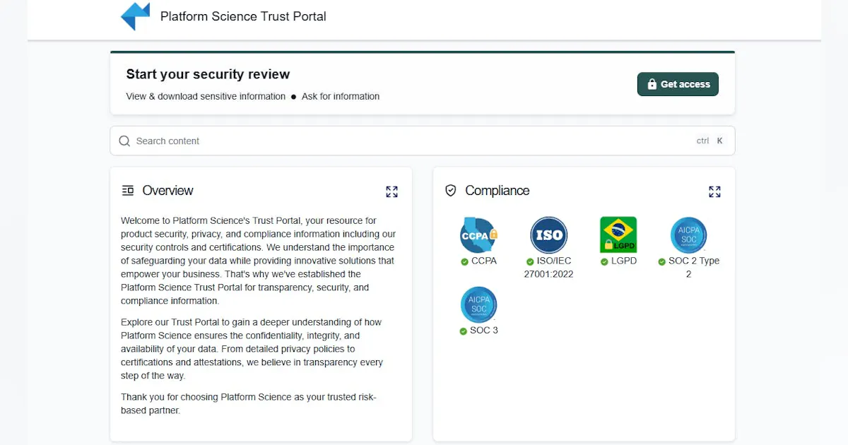 Plataform Science Platform Science launches ‘Trust Portal’ | Bulk Transporter