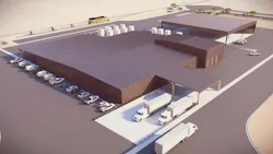 This rendering shows what the expanded Trimumvirate Environmental facility in Casa Grande, Arizona, will look like once completed. This rendering shows what the expanded Trimumvirate Environmental facility in Casa Grande, Arizona, will look like once completed.