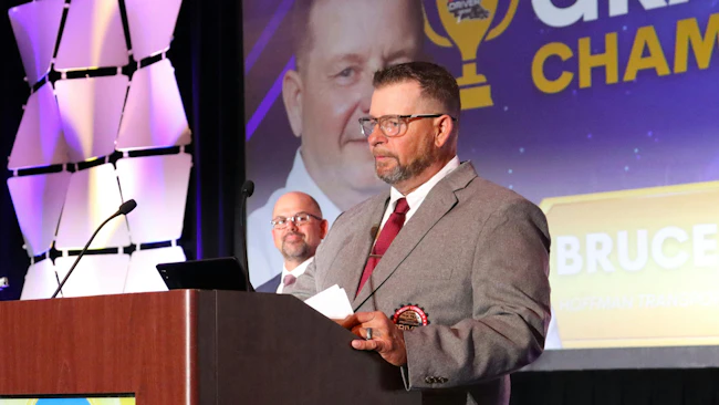 G&D/Hoffman driver Bruce Jones, a proud Marine Corps veteran with over 3.8 million accident-free miles, was named the 2025-26 Professional Tank Truck Driver of the Year on Tuesday at the 2026 NTTC Annual Conference in Baltimore.