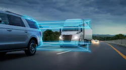 The updated Detroit Assurance safety suite includes Active Brake Assist 6, offering comprehensive 270-degree monitoring and advanced collision mitigation, alongside existing features like Active Lane Assist 2, enhancing driver safety and vehicle control.