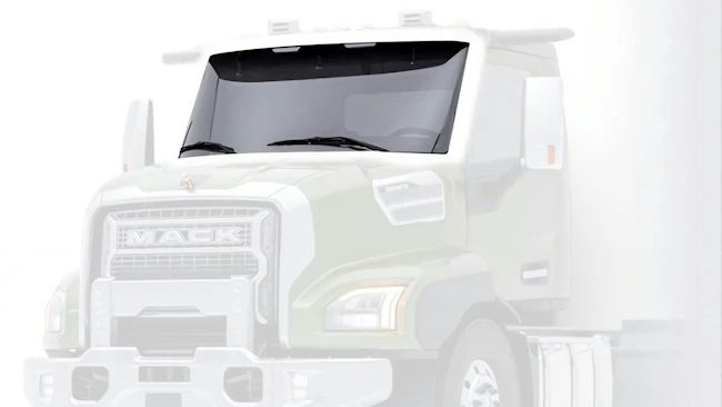 Mack Trucks&rsquo; new ImpactShield technology, which incorporates the first-ever use of Corning Fusion5 glass in a Class 8 heavy-duty truck, now is available for the all-new Mack Granite.