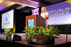 Luma Brighter Learning CEO Gina Anderson officially launches the Tank Truck Institute, NTTC's new nonprofit charity that she is chairing.
