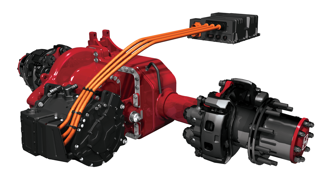 Hendrickson introduces ElecTraax, a lightweight, high-efficiency electric drive axle designed for Class 6&ndash;7 medium-duty trucks, featuring an integrated ePowertrain that maximizes efficiency and range.