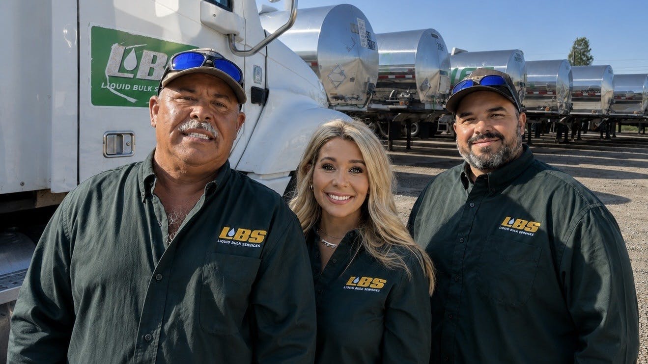 Liquid Bulk Services&rsquo; Greg Ballard, at left, Ashton Ballard, center, and Matt Clement are steadily growing the company into a premier destination for cargo tank maintenance and repair services in St. Gabriel, Louisiana.