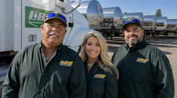 Liquid Bulk Services’ Greg Ballard, at left, Ashton Ballard, center, and Matt Clement are steadily growing the company into a premier destination for cargo tank maintenance and repair services in St. Gabriel, Louisiana.