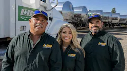 Liquid Bulk Services’ Greg Ballard, at left, Ashton Ballard, center, and Matt Clement are steadily growing the company into a premier destination for cargo tank maintenance and repair services in St. Gabriel, Louisiana.