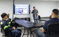 Sentry Road makes hazmat training easier for facility managers like Michael Calderon at Express Container's Houston-area location. Sentry Road makes hazmat training easier for facility managers like Michael Calderon at Express Container's Houston-area location.