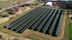 Hendrickson's new solar farm in Crest Hill, Illinois, features over 2,040 panels and generates 1.55 MWh annually, powering the plant and supplying excess energy to the grid, marking a major step in their sustainability efforts.