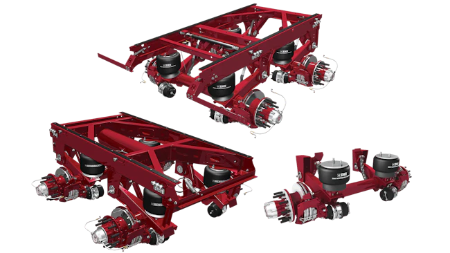 Hendrickson Intraax, Vantraax, and Ultraa‑K suspension systems give fleets lighter, integrated options that improve uptime across key trailer applications, including tankers.