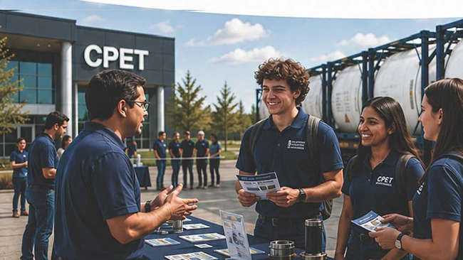 The Intermodal Tank Container Association is transforming its annual gathering into an interactive industry showcase at San Jacinto College's CPET facility, emphasizing hands-on equipment displays, training, and networking opportunities for professionals in the tank container sector.