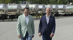 Bob Heniff, Heniff Transportation Systems founder and CEO, at left, and Leon Lupina, Heniff vice president of safety, walk the walk when it comes to the carrier's uncompromising safety vision.