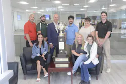 Heniff VP of Safety Leon Lupina, third from left, and the Hazel Crest, Illinois, team helped Heniff Transportation post a company-best 0.160 accident frequency en route to NTTC's 2025 North American safety championship in the Harvison division for large for-hire carriers.