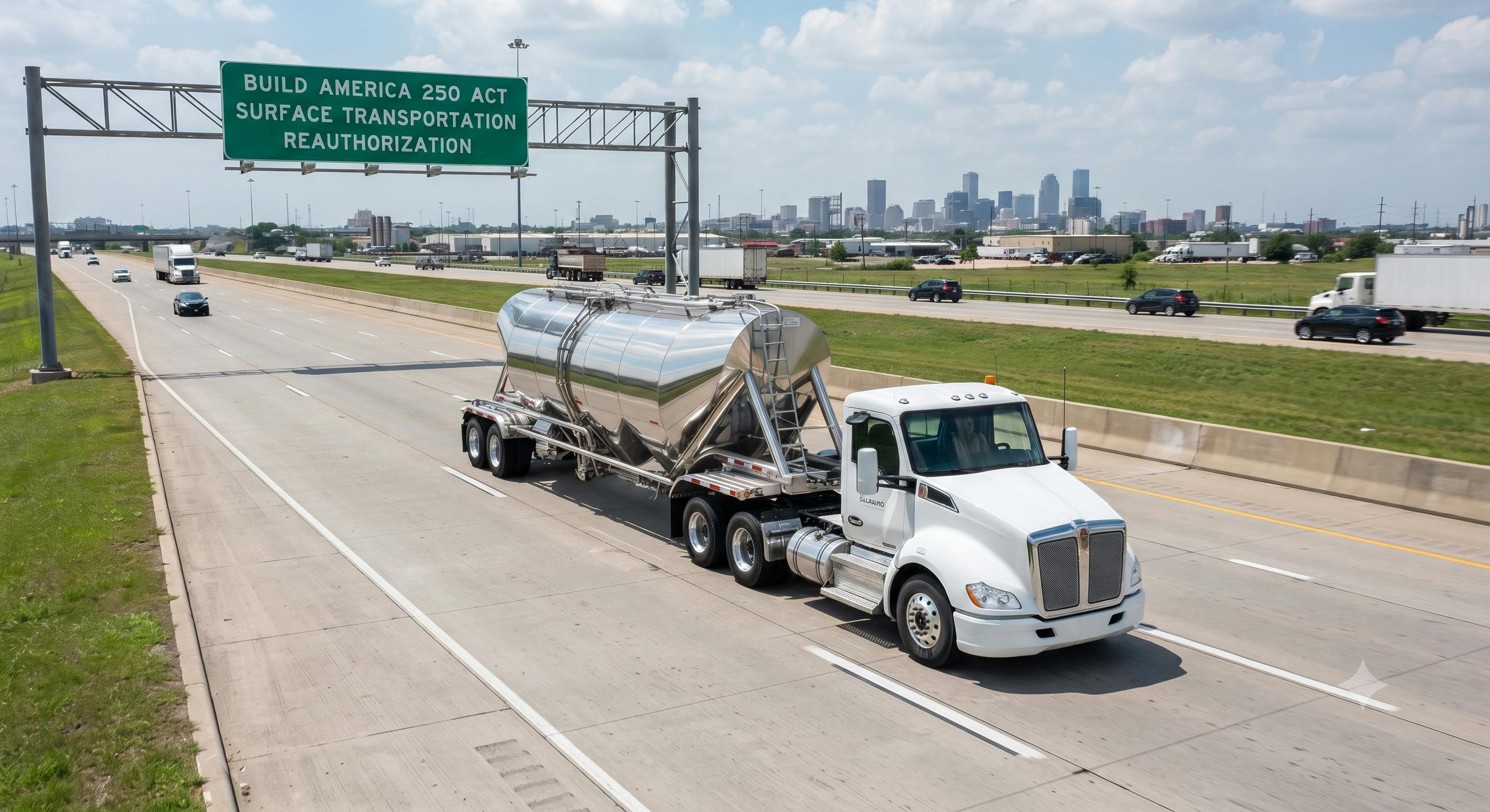 The BUILD America 250 Act includes a significant 10% dry bulk axle variance favored by tank truck stakeholders, including NTTC leaders, alongside reforms supporting vehicle weight limits, workforce development, and safety regulations, though some provisions face opposition.
