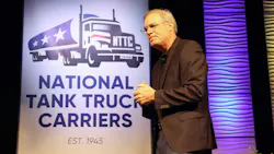 Chris Spear, who spoke at Tank Truck Week 2024 in Charlotte, North Carolina, abrubtly stepped down as American Trucking Associations president and CEO on Aug. 21.