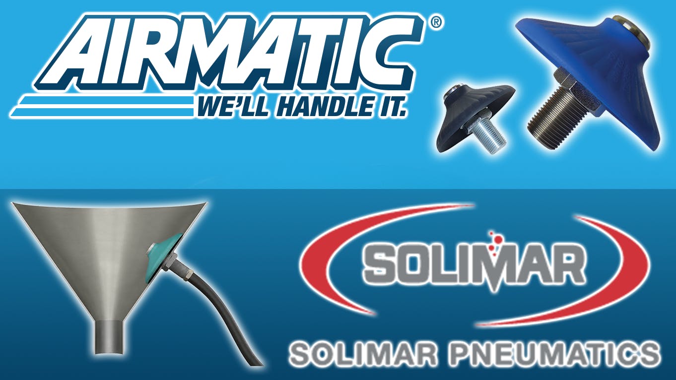 Airmatic has announced its new status as an authorized distributor for Solimar Pneumatics, enhancing its ability to support customers with advanced dry bulk material handling solutions including silo fluidizers and dust filters.