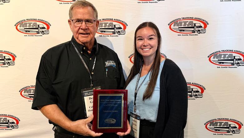 Caledonia Haulers recently received the Minnesota Trucking Association&rsquo;s Tank/Bulk safety award for logging over 3 million safe miles in Minnesota, highlighting its commitment to operational excellence.