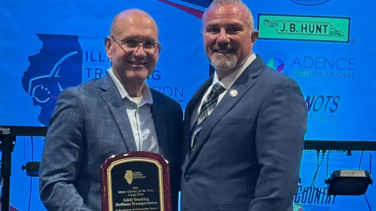 G&amp;D Trucking/Hoffman Transportation, based in Channahon, Illinois, continues to lead in safety, earning the Illinois Trucking Association&rsquo;s Large Carrier of the Year award at ITA&rsquo;s 2026 Annual Meeting in Bloomington.
