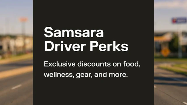 Samsara has introduced Driver Perks, a free rewards program offering exclusive discounts from top brands across wellness, food, travel, and more, designed with input from drivers to support their needs.