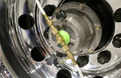 The integration of GPS devices on the P.S.I. tire inflation hoses at the wheel end helps bulk haulers optimize preventative maintenance—without disrupting service to their customers.