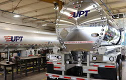 United Petroleum Transports’ special-edition, 60th-anniversary tank trailer built by STE featured a custom “ring of fire” lighting package that stopped foot traffic on the show floor at Tank Truck Week 2026.