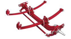 Hendrickson introduces the Softek front steer axle and monoleaf suspension system for Peterbilt 567 and 579 models, offering significant weight savings and operational benefits for tank truck carriers. The system's lightweight design reduces front-end weight by up to 74 lbs., improving payload capacity and fuel efficiency.